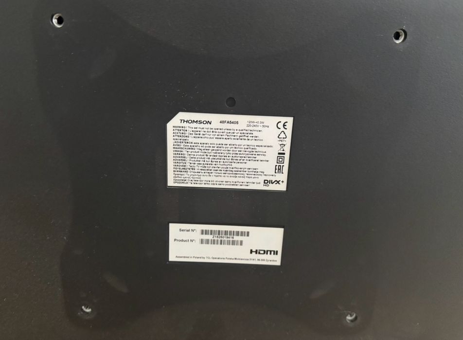 Sprzedam TV Thomson 48”
