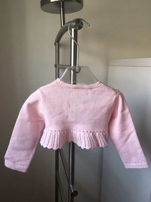 Casaco Mayoral, 4/6 meses, cor rosa.