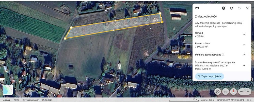 Działka Kuczki 3500 m2 warunki zabudowy, blisko rzeki Warta, Uniejów, termy, blisko Ostrowsko.