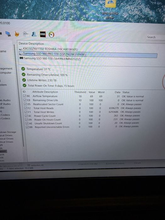 ℹ️SSD ДИСКℹ️Samsung 980 PRO 1TB MZ-V8P1T0BWℹ️Samsung 980 1TB MZ-V8V1T0