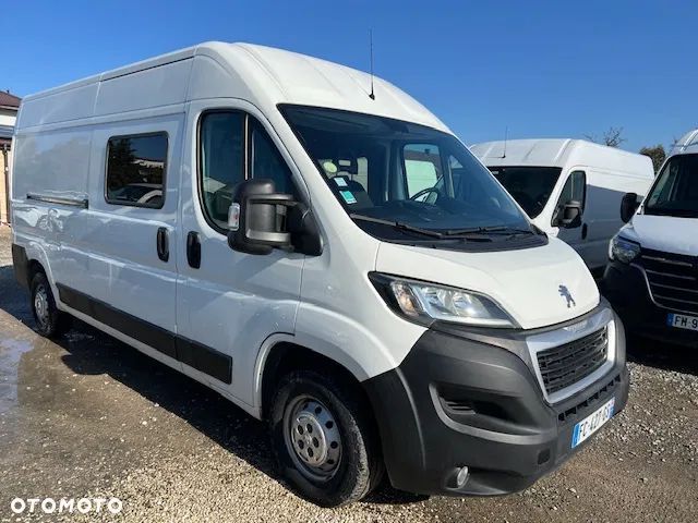 Peugeot Boxer L3H2 7-os. 2,0 Hdi 130 KM klima tempomat  doka brygadówka pełna faktura vat 23% cena netto 41900 zł