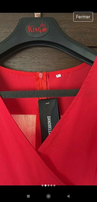 Nowa czerwona sukienka