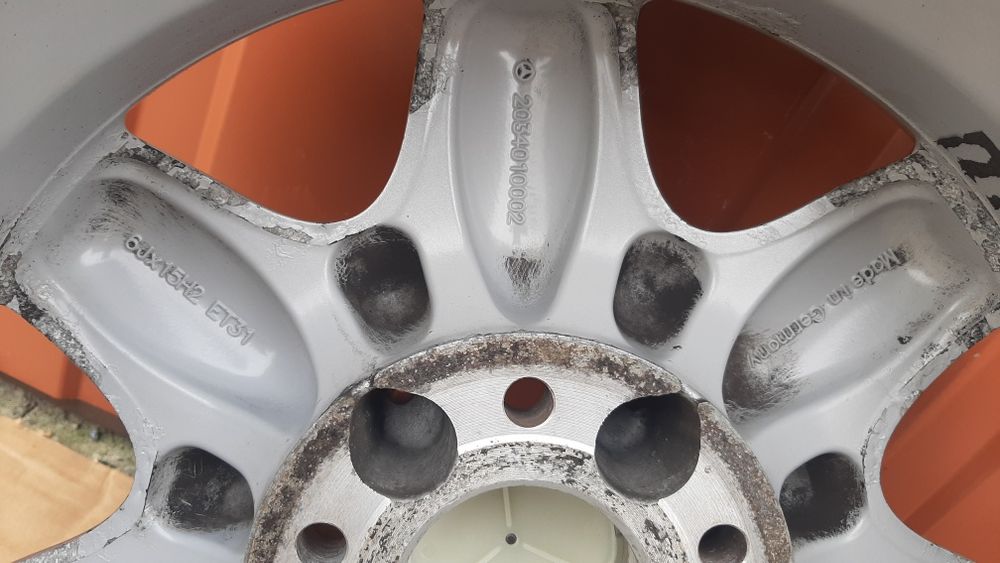 Felgi aluminiowe 15 5x112 Mercedes C klasa