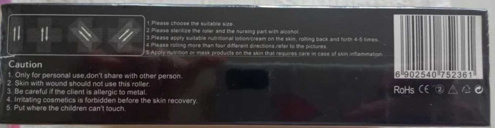 Derma roller- mezoterapia mikroigłowa - nowy, zafoliowany