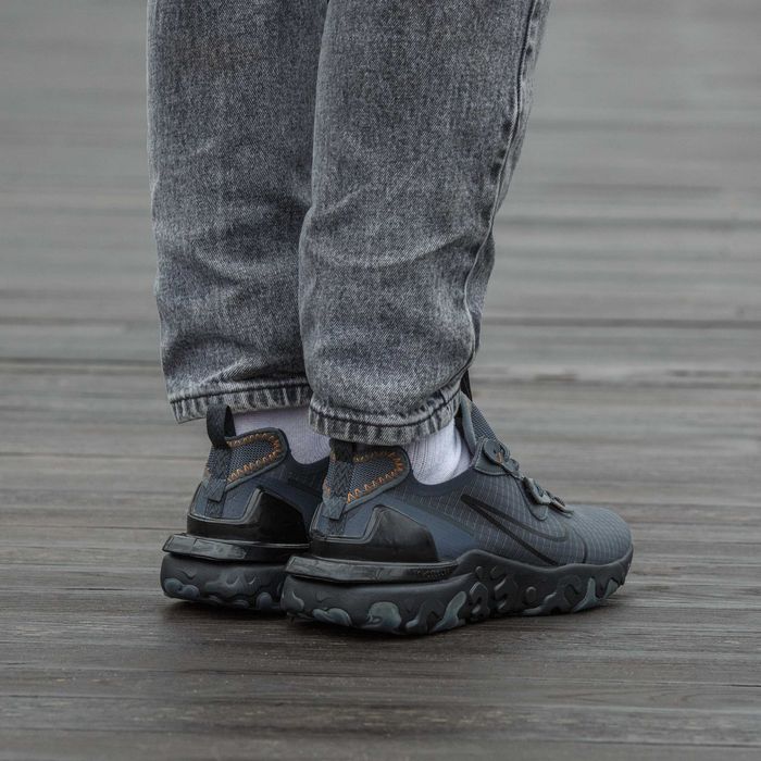 Чоловічі кросівки Nike React Vision "Dark/Grey" Розміри 40-45