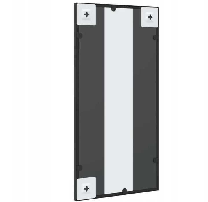 LUSTRO ŚCIENNE CZARNE 60x30CM prostokątne do łazienki łazienkowe
