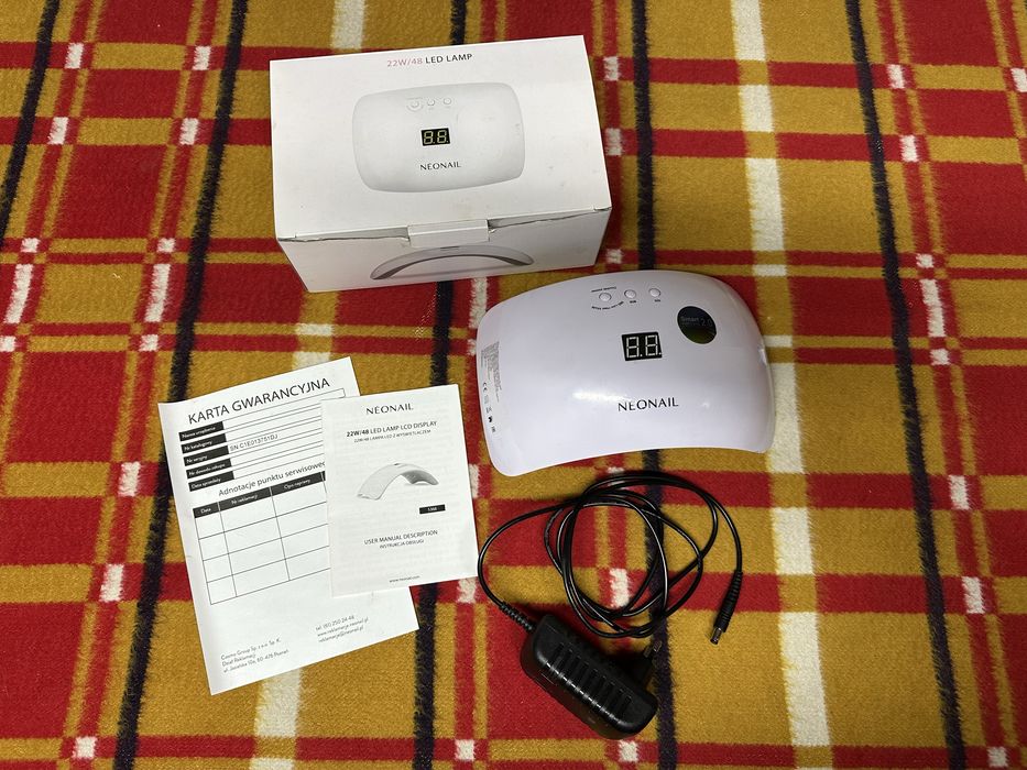 NEONAIL Lampa LED 22W/48 z wyświetlaczem