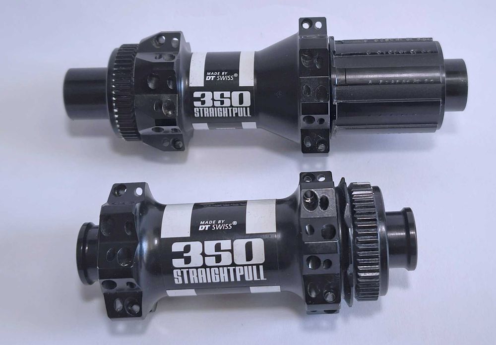 komplet piast DT SWISS 350 (28h, strightpull, centerlock, Shimano)
