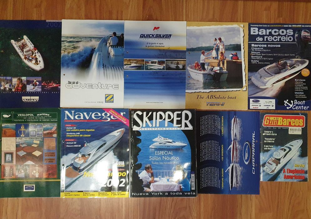 Catálogos e Revistas Náuticas: Skipper, Navegar, Valiant, Zodiac, etc.