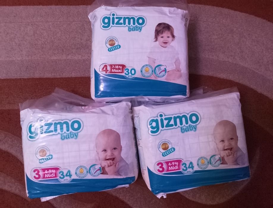 Памперси дитячі gizmo розмір 3