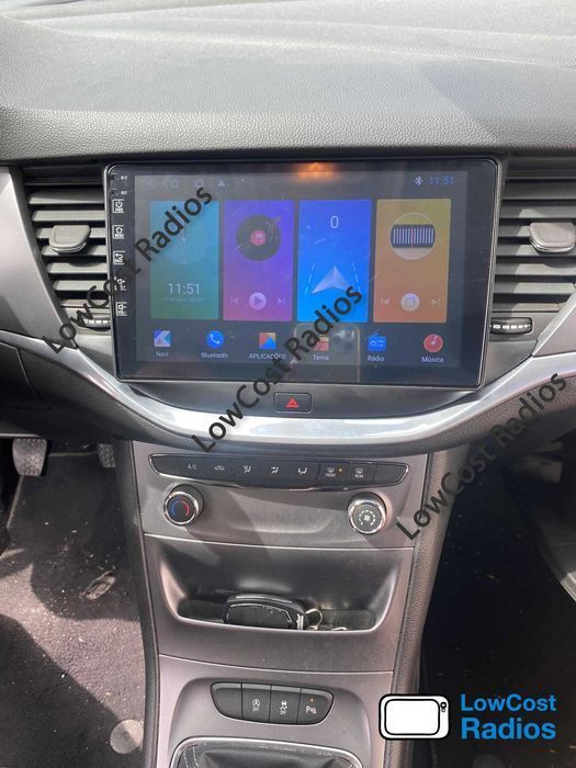 Auto Rádio 9' OPEL ASTRA K | GPS ANDROID Bluetooth USB APPS WIFI