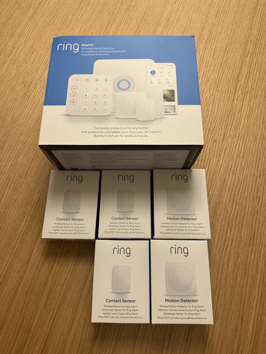 Sistema alarme DIY - RING 10 peças NOVO