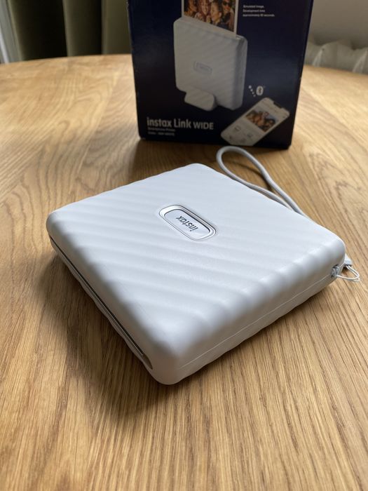 Drukarka INSTAX Link WIDE Ash White Jak nowa + Gwarancja WESELE ŚLUB