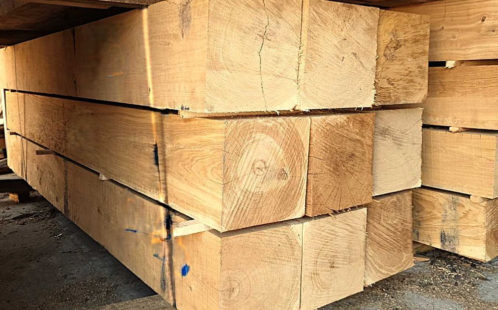 kantówka dębowa na łóżko dąb suchy 9 letni
