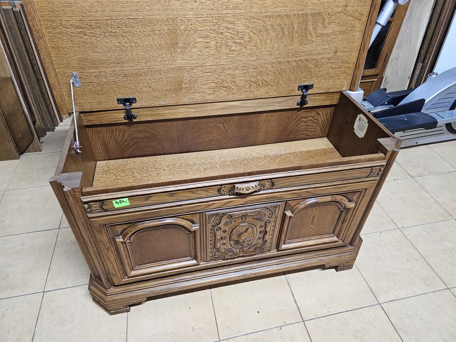 Skrzynia komoda dębowa Piotrówek