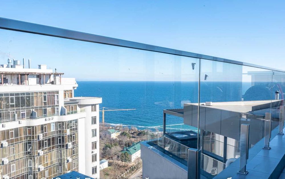 VIP Luxury Penthouse у Аркадія із панорамним видом та джакузі @fainorent