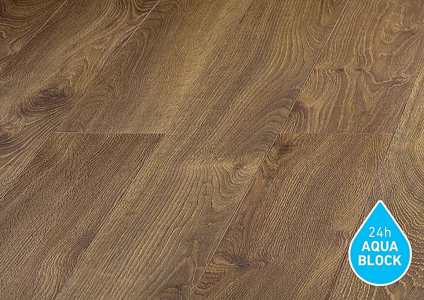 Panele podłogowe laminowane SWISS KRONO D3104 AC3/8mm wodoodporna podłoga, ciemna, drewno