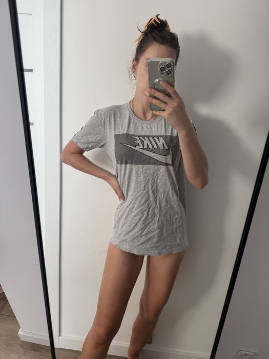 Bluzka t-shirt szary nike