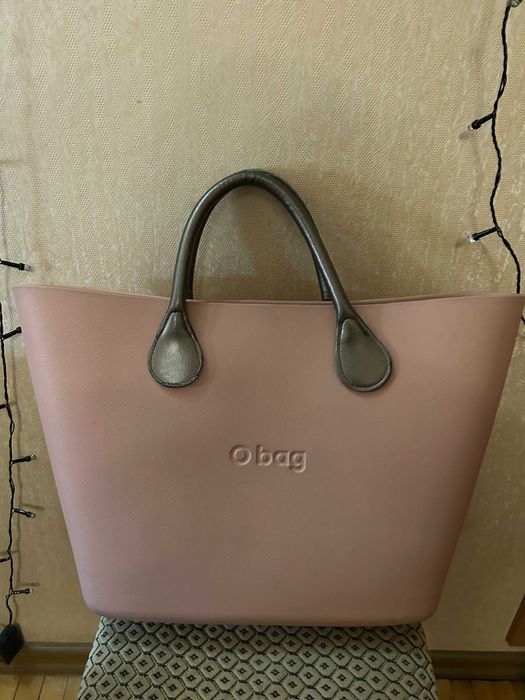 Продам сумку фирменную O bag колір ніжно рожевий (пудра)
