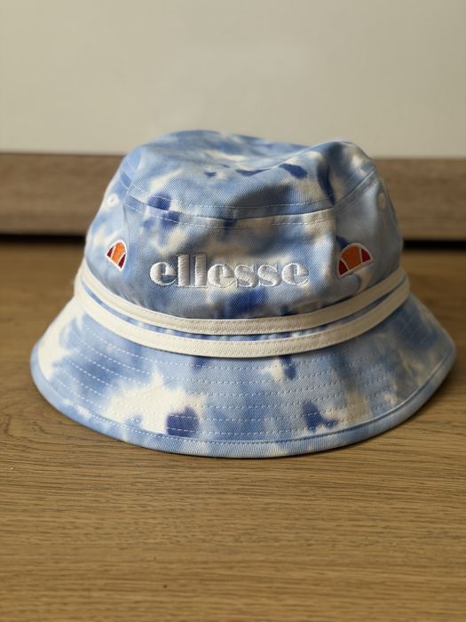 Дитяча синя панама ellesse hallan з бавовни в стилі тай-дай.