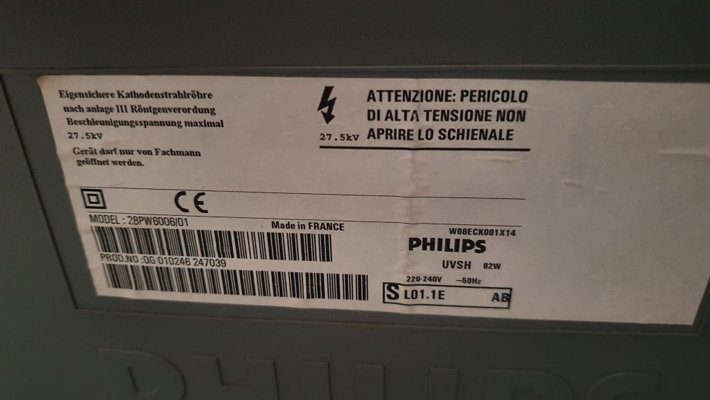 Televisão phillips 80 cm