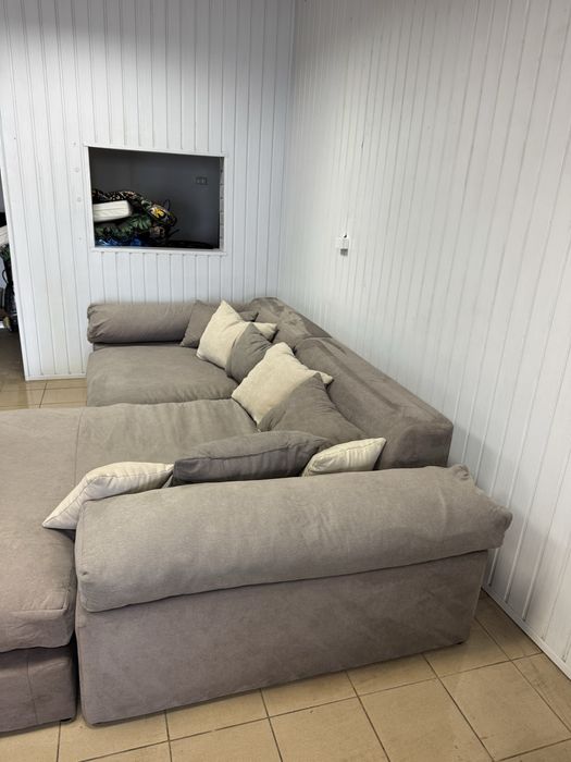 Narożnik szary firmy Agata Meble + poduszki w zestawie