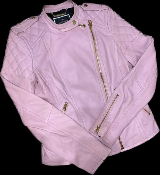 Жіноча шкіряна куртка/косуха від дизайнерського бренду Juicy Couture