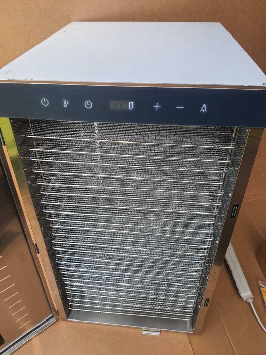 Дегідратор Сушарка для фруктів м"яса 24 секції 3 вентилятори 2 кВт