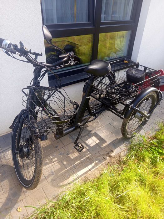 Rower elektryczny trójkołowy