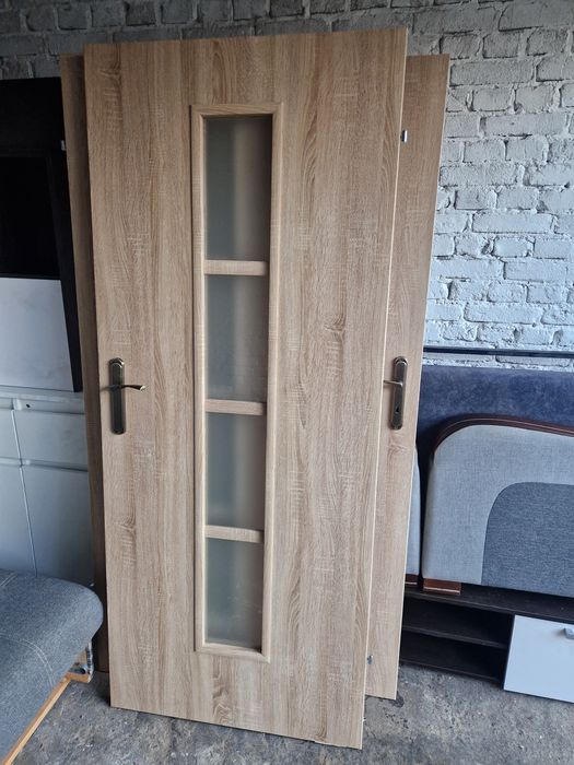 Drzwi wewnętrzne 6 sztuk 80 cm nowe