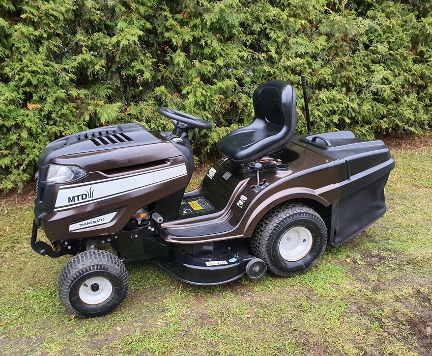 Traktorek kosiarka MTD z koszem 16 km pompa oleju transmatic
