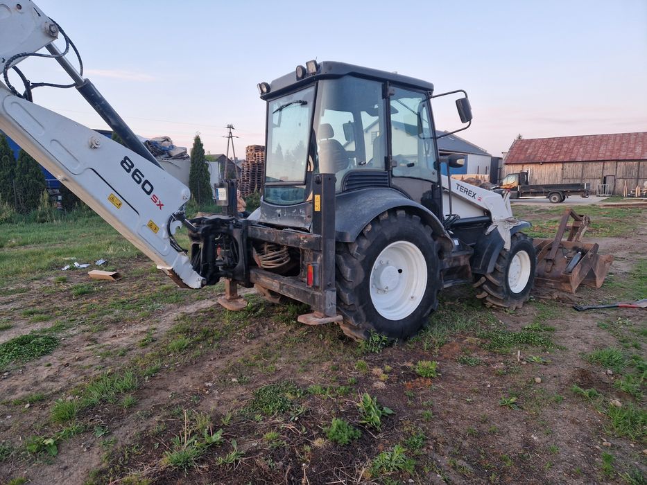 Koparko ładowarka TEREX 860, 4x4, krokodyl, teleskop