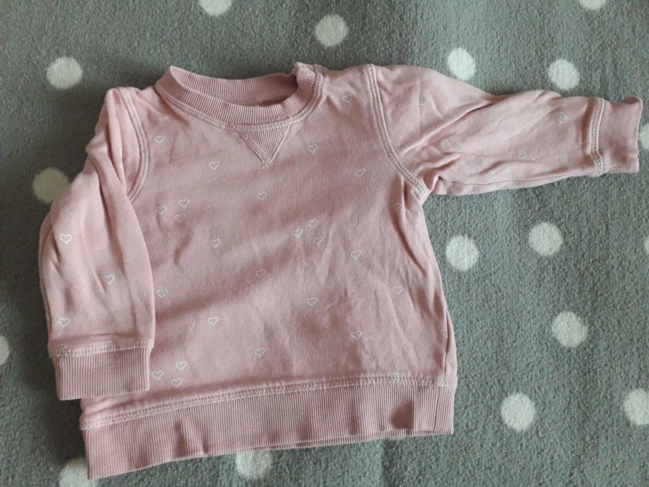 Bluza w serduszka H&M 68