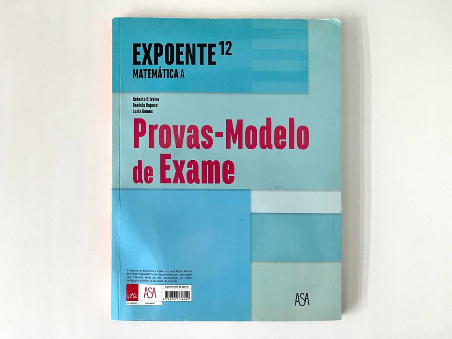 Expoente 12 Matemática A Caderno de Exercícios e Testes