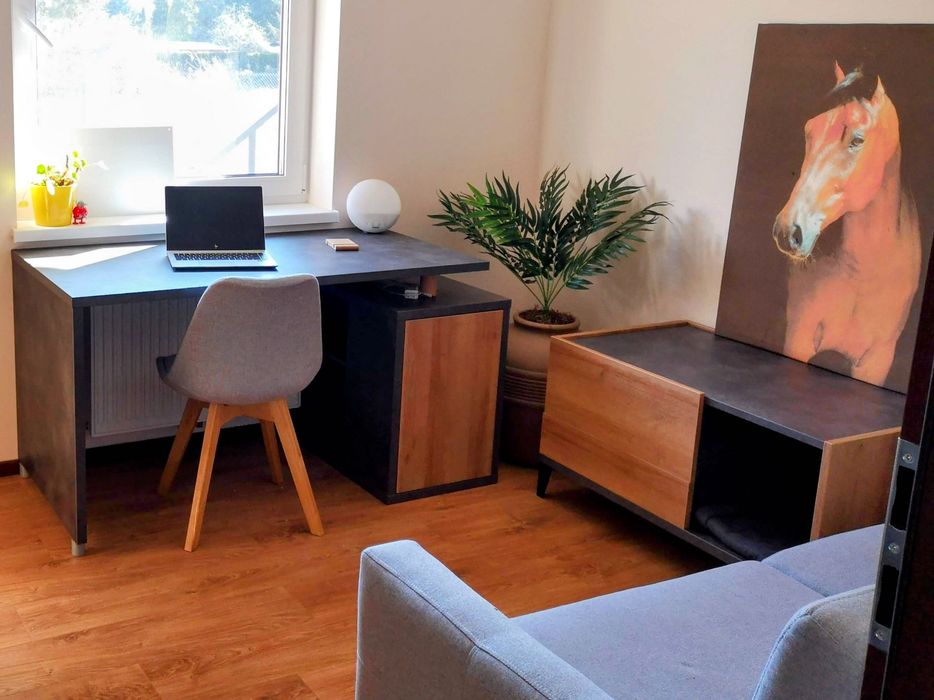 Biurko i stolik w sylu Loft, seria Core Agata Meble