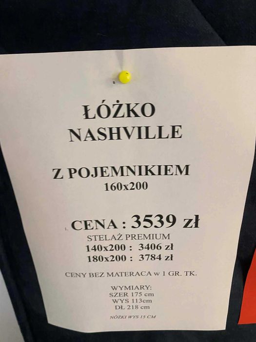 Łóżko do sypialni 160x200 WYPRZEDAŻ