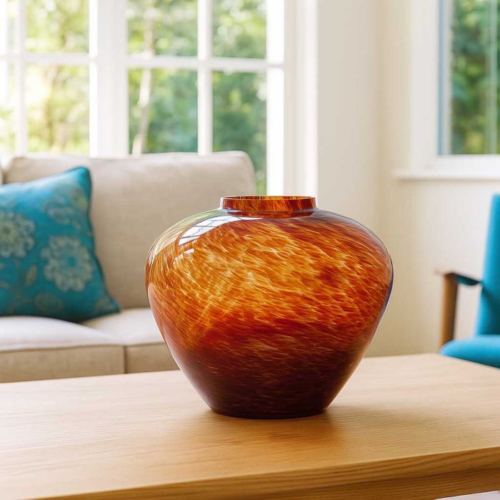 Vaso em vidro | Vermelho | Vidro da Marinha Grande