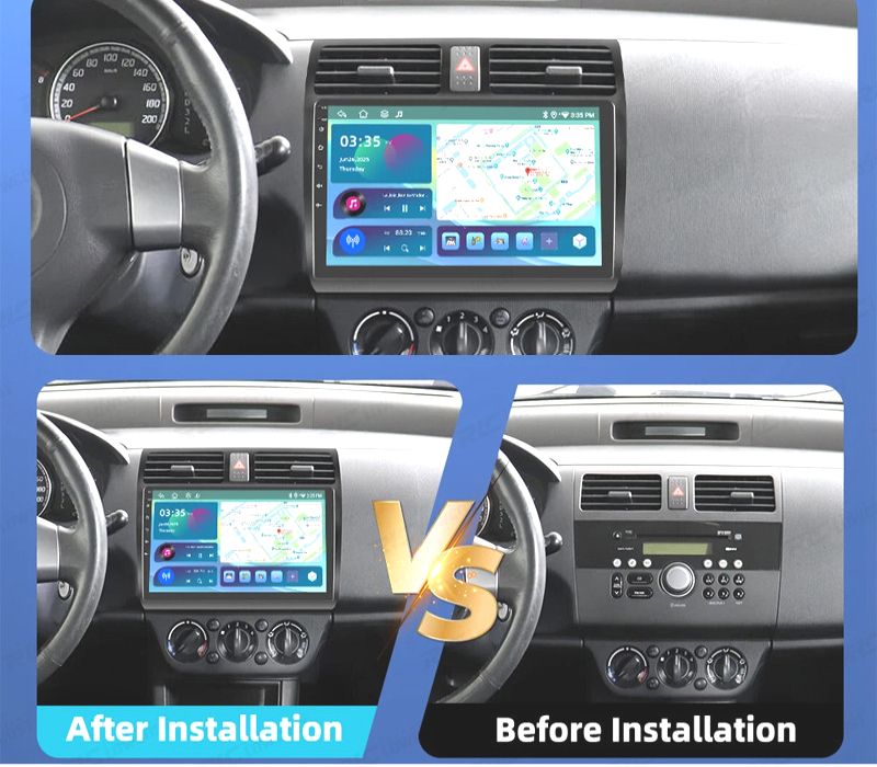 RÁDIO GPS ANDROID 13 SUZUKI SWIFT 05-10