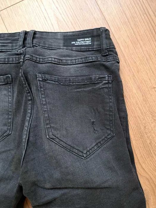 czarne jeansy fb sister • skinny low waist • r. 27