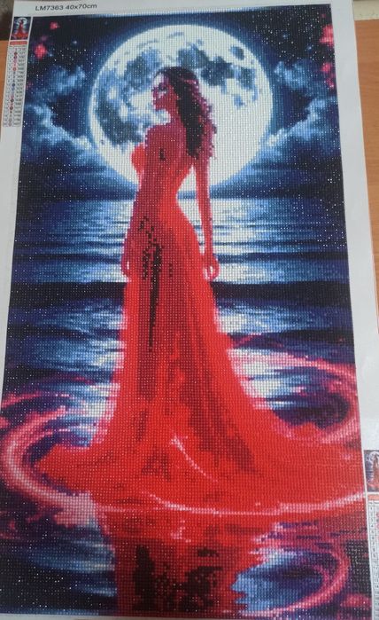 Алмазна картина 70×40. Ручна робота