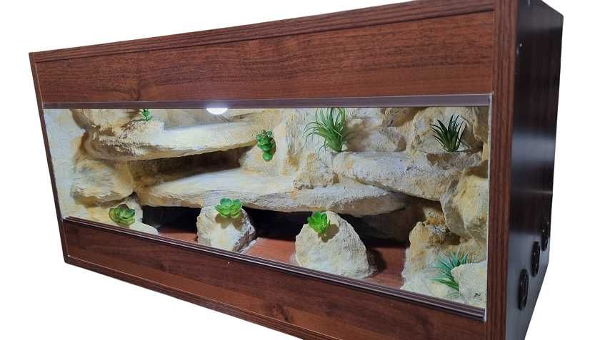 Terrarium  dla gekona  80x40x40  gotowe