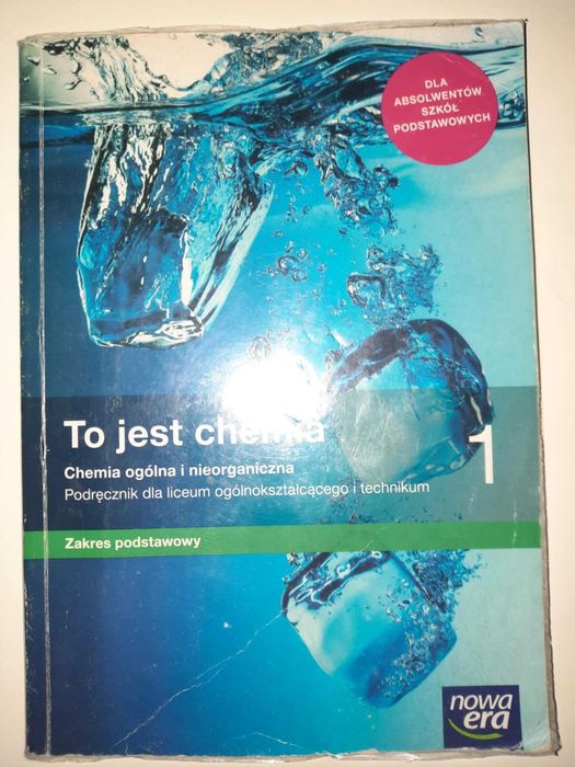 To jest chemia klasa 1 podręcznik zakres podstawowy