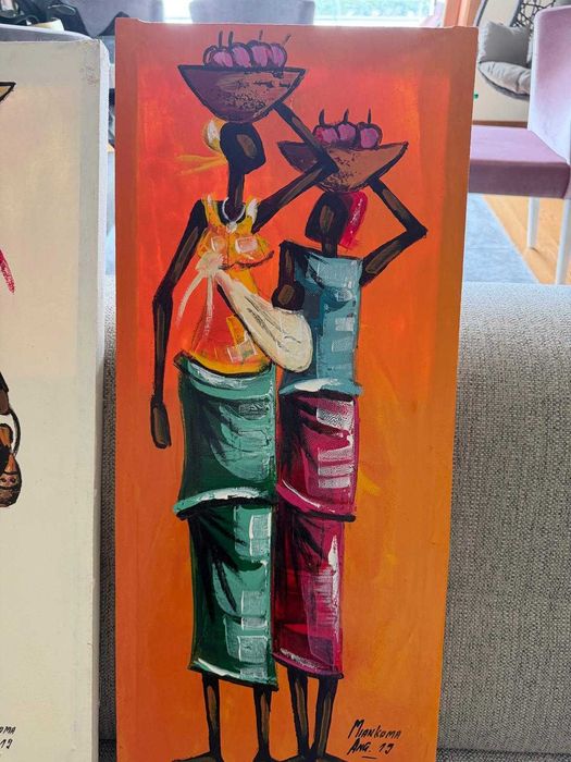 Quadro África 3 em 1