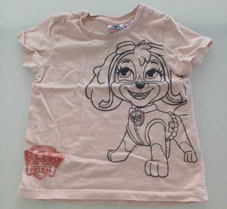 Conjunto leggings + camisola Paw Patrol tamanho 4/5 anos