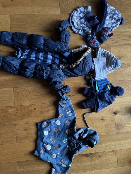 Kombinezon dla niemowlęcia czapczki 62 68