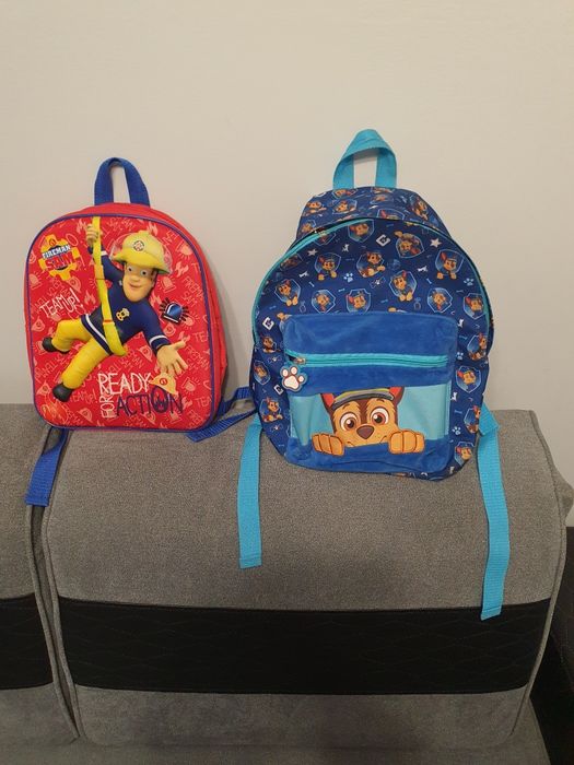 Plecaczki dziecięce do sprzedania, psi patrol i strażak sam