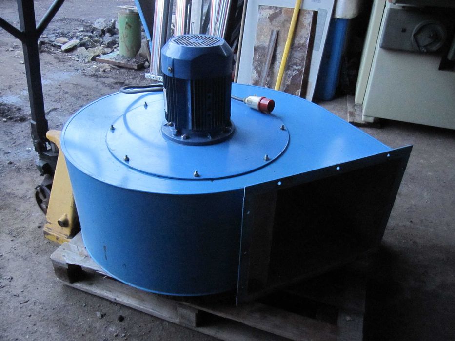 Wentylator odciąg pyłu trocin turbina