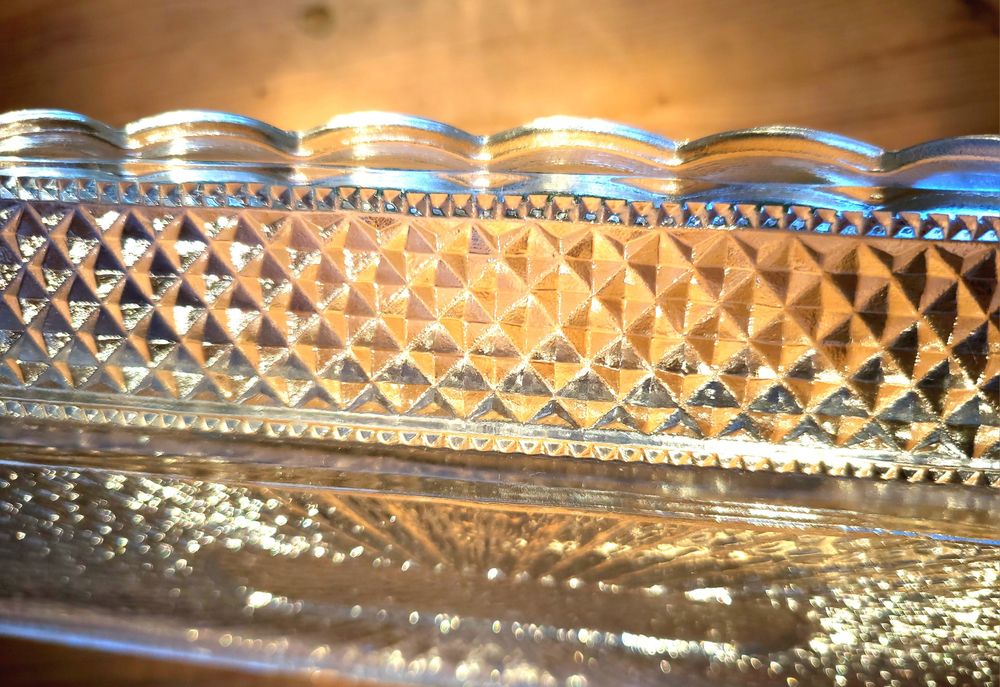 Krzyształowa patera półmisek