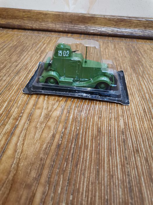 Машинка бронемобиль БА-20 DeAgostini