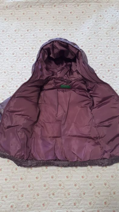 Пуховик Benetton, зима, 1-1,5года